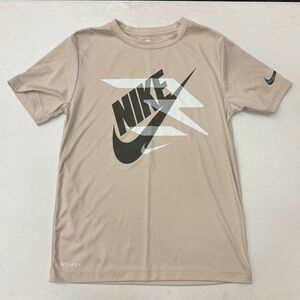 Nike Tan Short-Sleeve Graphic Tee - Youth Size L